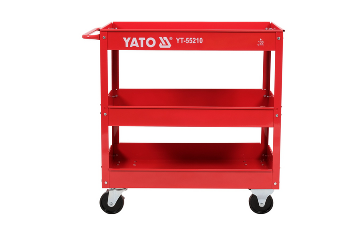 Carrello da officina a 3 livelli YATO YT-55210, mobiletto da officina, 130 kg, 79,5x79x37 cm