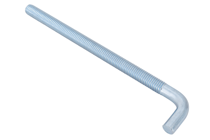 Gancio da cantiere DROMET HP M10x170 con estremità angolata (dritto)