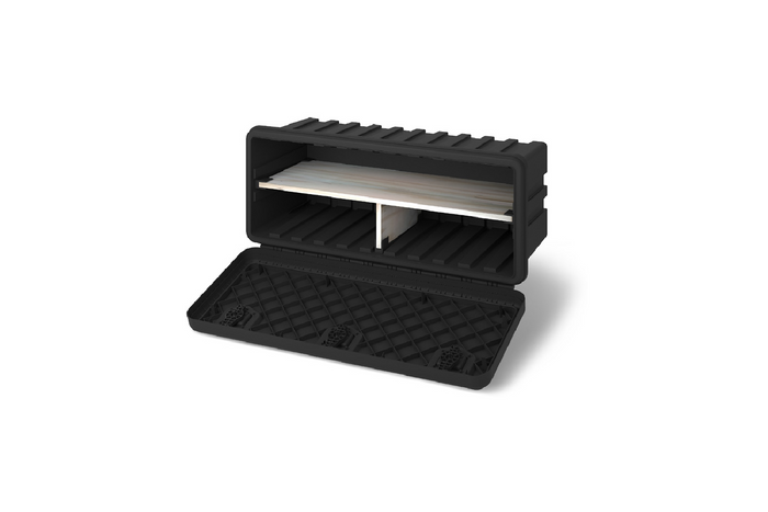 Set di due ripiani per la cassetta degli attrezzi DAKEN ARKA 81209, scomparto 1125x445mm e 445x180mm