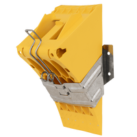 Cuneo per ruote G46 con staffa di montaggio LOKHEN h: 190 mm