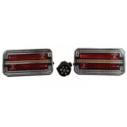 TT Technology TT.12028B-DI Luci posteriori a LED 3 funzioni sinistra+destra, wireless, magnetiche