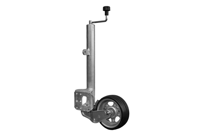 Ruota di supporto automatica UNITRAILER con maniglia 500 kg 60 mm 660-904 mm