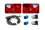 Set luci: luci posteriori ASPÖCK MULTIPOINT V + luci laterali ASPÖCK FLEXIPOINT I + cablaggio MANTES 7m 7-PIN