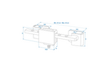 Serratura antifurto regolabile ProPlus 381341V01 per rimorchio portacontainer, da 23 a 42 cm.