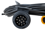 Impianto elettrico MANTES, cablaggio rimorchio, 5,2 m, spina 13 PIN, 2 baionette 5 PIN