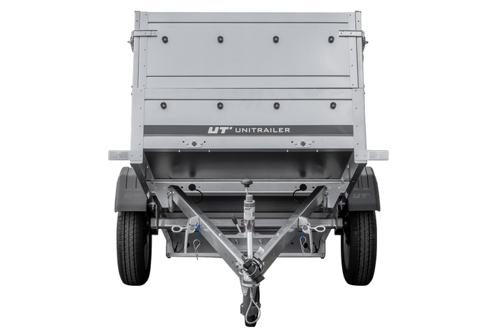 Rimorchio da giardino 200 KIPP con ruota di appoggio e sponde BIS