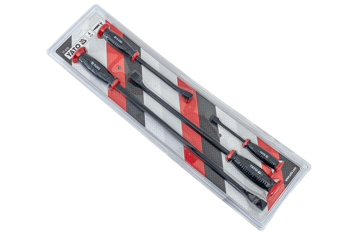 YATO YT-4730 piedi di porco con manico, set da 4.