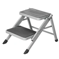 ProPlus 360823V01 Scaletta pieghevole da campeggio a due gradini, portata massima 150 kg