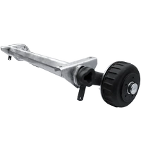Assale frenato AL-KO COMPACT per rimorchio/carro attrezzi 1800kg 1535mm 2035mm 5x112