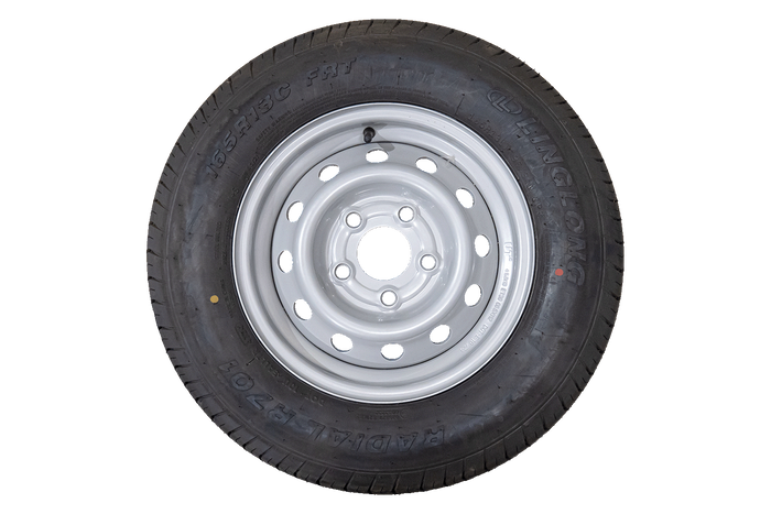 OUTLET Ruota rinforzata per rimorchio PNEUMATICO LINGLONG 165/80 R13C 96/94N CERCHIO UNITRAILER 4.5Jx13"H2 5x112 ET:30