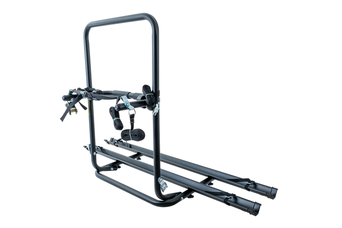 Portabici per ruota di scorta Peruzzo Brennero 4x4 - Portabici per 2 bici con binari (nero)