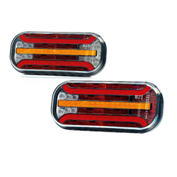 Luci posteriori FRISTOM FT-230 LED 5PIN 7 funzioni sinistra+destra