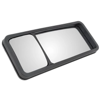 Specchio laterale PLASTEX LP0390P per macchine agricole 390x157mm