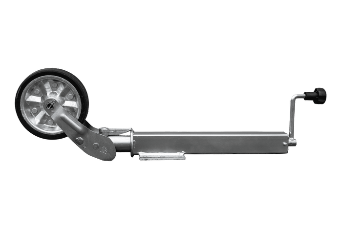 Ruota di supporto automatica UNITRAILER con maniglia 400 kg 60 mm 470-785 mm