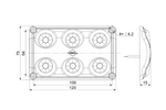Lampada interna per auto a LED HORPOL LWD2185 da 180 lm