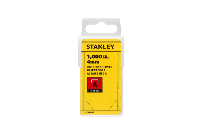 Punti metallici STANLEY tipo A 3/53/530 4 mm 1000 pezzi