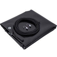 Telo copertura piana per rimorchio 258x153 cm BRENDERUP 2260WS B TILT