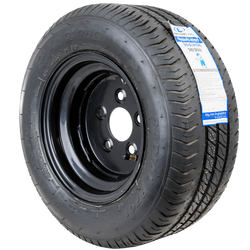 OUTLET Ruota rinforzata per rimorchio LINGLONG TIRE 195/55 R10C 98/96N UNITRAILER RIM nero 6Jx10" 5x112 ET:-4