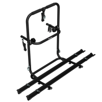 Portabici per ruota di scorta Peruzzo Brennero 4x4 - Portabici per 2 bici con binari (nero)