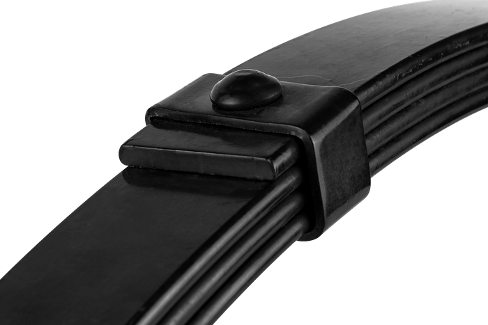 Molla a 4 foglie per rimorchi da 76,5 cm e 375 kg.