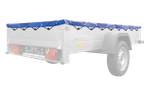 Telone piatto blu per rimorchio Garden Trailer 230 kipp