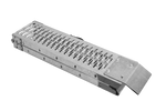 UNITRAILER ALR004 rampa pieghevole in acciaio per rimorchio, 170 cm, 227 kg