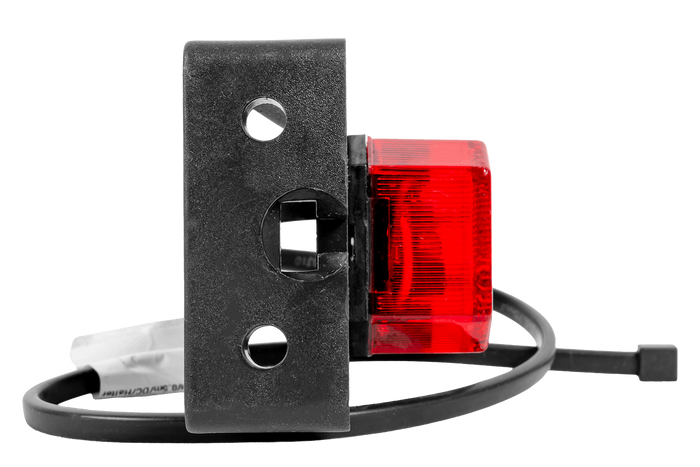 Lampada di segnalazione universale rossa ASPÖCK FLEXIPOINT I con supporto