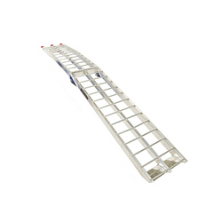 UNITRAILER ALR002 rampa pieghevole in alluminio per rimorchio 221 cm 340 kg con cinghia