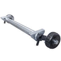 Assale frenato AL-KO EURO per rimorchio/carro attrezzi 1800kg 1350mm 1850mm 5x112
