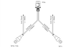 Set luci: luci posteriori ASPÖCK + luci di posizione laterali ASPÖCK + cablaggio MANTES 7m 7 PIN + connettori rapidi