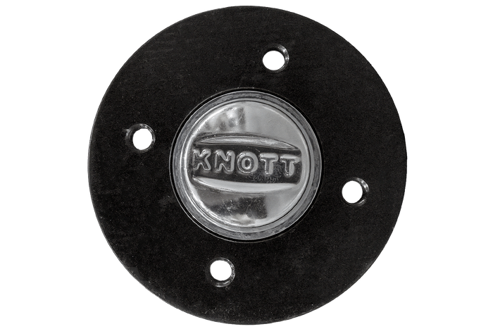 Assale rigido senza freni KNOTT VR7 con molla per rimorchio 750kg 1480mm 1820mm 4x100