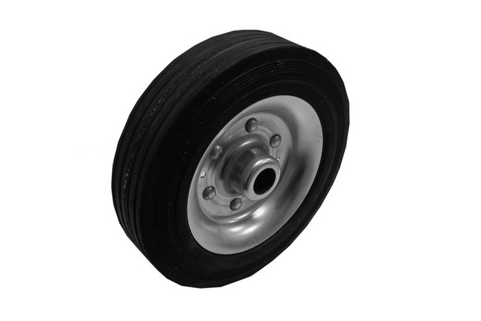 Ruota di scorta per ruotino di supporto KNOTT 4802796X, realizzata in gomma piena, 220x70 mm.