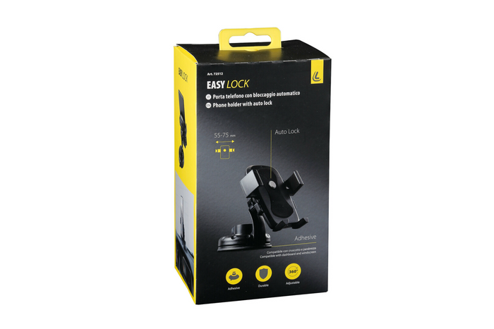 Supporto per telefono Easy-Lock LAMP con attacco a ventosa