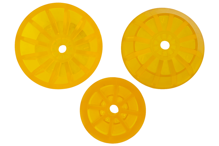 Kit: rullo centrale sciolto con due involucri PVC Knott