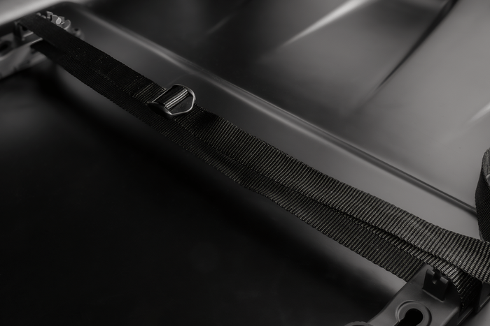 Box da tetto Inter Pack Stella 480 in kevlar nero (flexi fit G2)