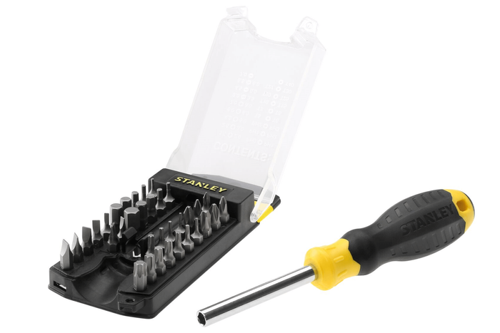 Cacciavite STANLEY MULTIBIT da 34 pezzi con set di punte