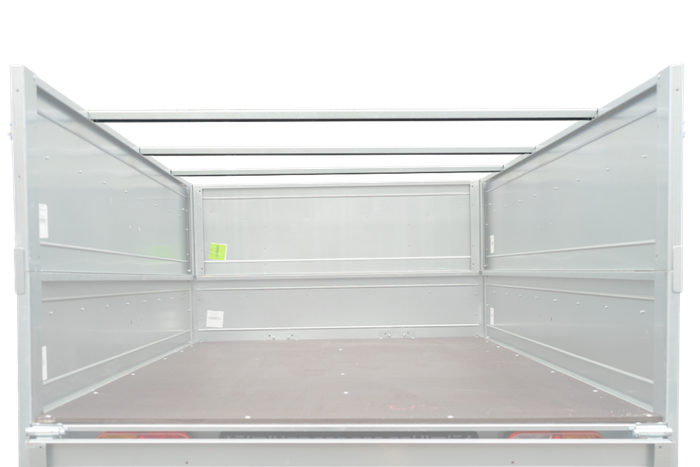 Telaio piatto H-0 per telone di copertura del rimorchio UNITRAILER GARDEN TRAILER 230 KIPP, Temared ECO 2312 KIPP, Martz BASIC 236