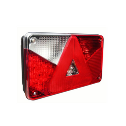 Faro posteriore a LED ASPÖCK MULTIPOINT V con attacco a baionetta a 8 pin e 7 funzioni.