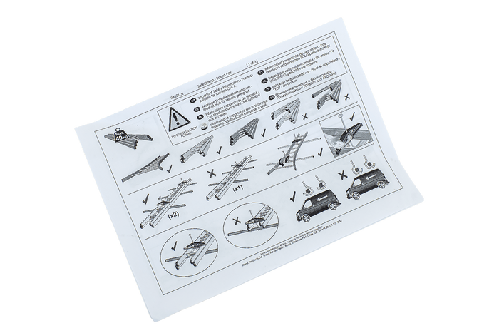 Set di due staffe di montaggio per scala LOKHEN STOPPY 606510100