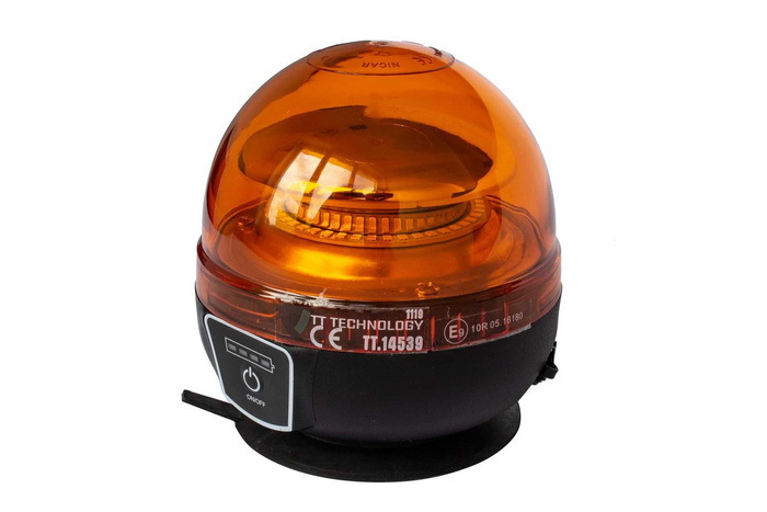 Luce led stroboscopica lampeggiante di emergenza a LED SMD TT14539 con base magnetica