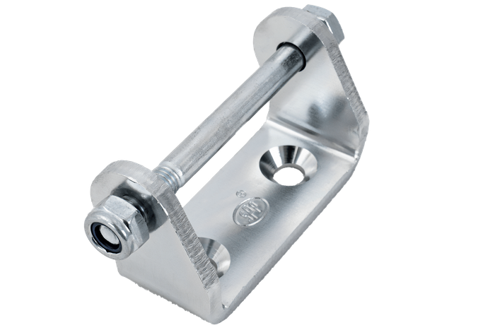 Supporto cerniera integrato STEELPRESS UH-01 per montaggio laterale sul rimorchio