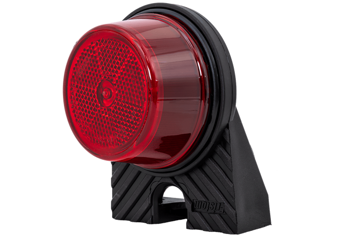 Lampada di segnalazione universale rossa a LED FRISTOM FT-059 con staffa angolare