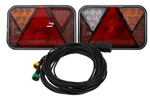 Fanali posteriori FRISTOM FT-270 LED CANBUS + cablaggio MANTES 7m 7 PIN