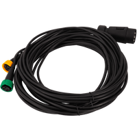 Impianto elettrico MANTES, cablaggio rimorchio, 7m, spina 7PIN, 2x baionette 5PIN