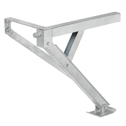 ProPlus 361510V01 supporto angolare estensibile lato anteriore sinistro/posteriore destro del rimorchio 600 kg 460 mm