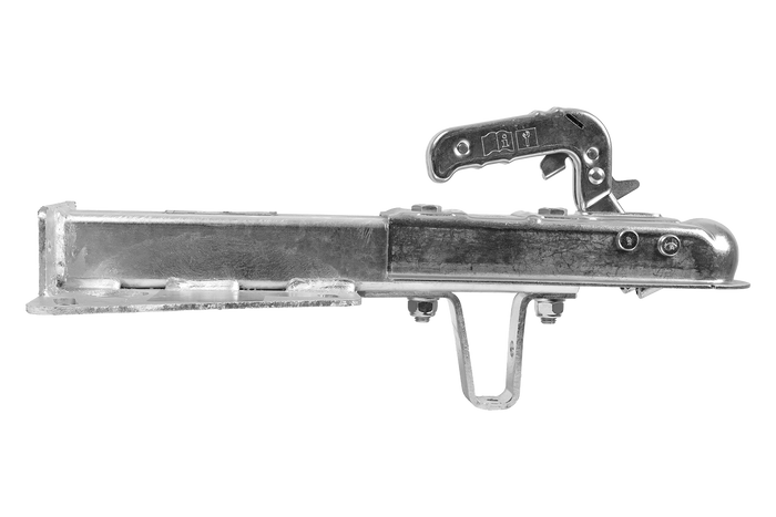 Gancio di traino AL-KO AK7 75VR per rimorchio da 750 kg con timone a V.