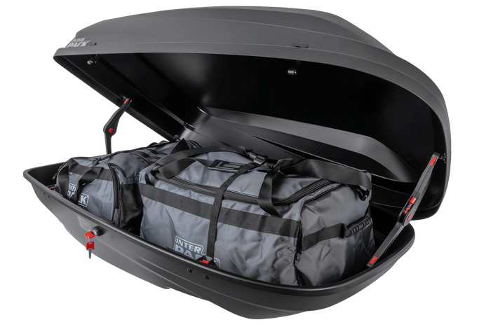 Box da tetto Inter Pack Stella 440, nero opaco