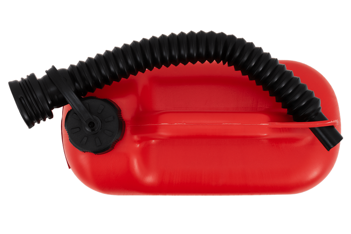 Contenitore in plastica HERMON da 5L con imbuto, rosso