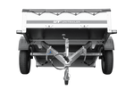 Rimorchio leggero 200x125 UNITRAILER GARDEN 201 KIPP con telone grigio