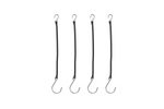 Set di quattro cavi di sicurezza con ganci ProPlus 342130S, lunghezza 285 mm